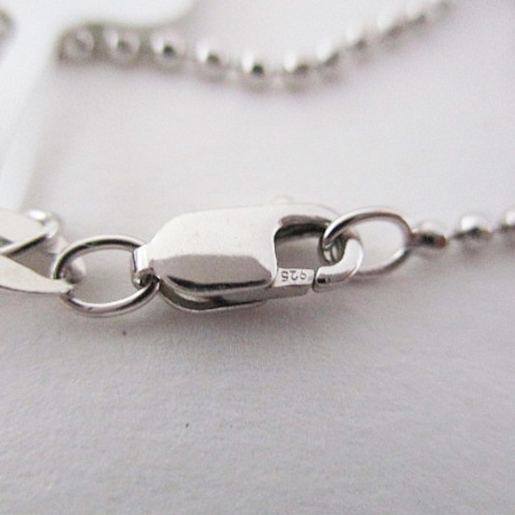 ALEX WOO - Sterling Silver Letter M Necklace - Picture 4 of 4